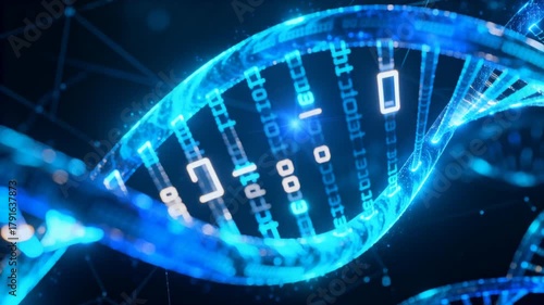 Digital Double Helix Structure of DNA with Binary Code Elements