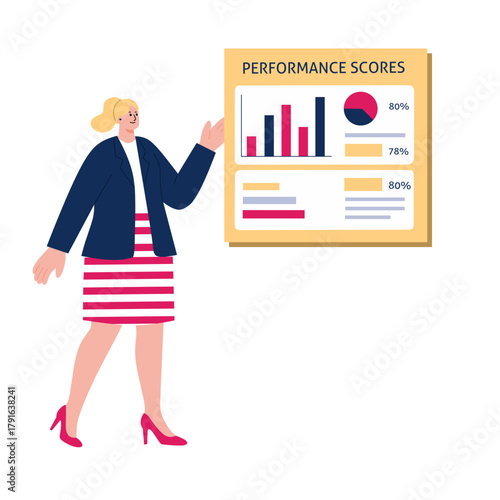 assessing new employee interviews Illustration