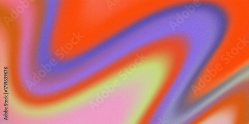 Grioovy psychedelic wave background for banner design. Retro 60s 70s psychedelic pattern. Modern wave retro abstract design.