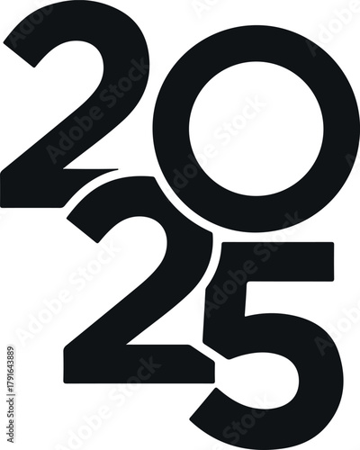 happey new year 2025 sign