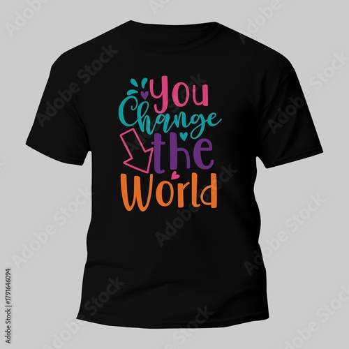 School typography t shirt for print