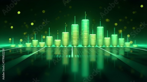 music green background 