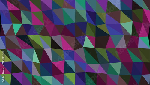 Abstract triangle background colorful geometric mosaic design art