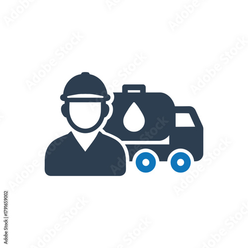 Tanker Driver Profession Icon