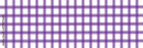 Purple gingham fabric. purple plaid pattern. purple and white tablecloth background pattern. square linen fabric napkin for backdrop, picnic minimalism, copy space for text, wallpaper .