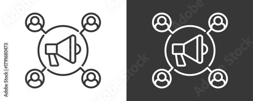 Segmentation Icon Set Vector Collection Isolated In Black And White