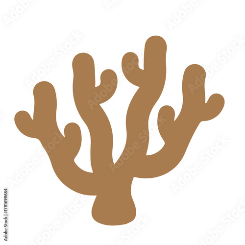 Black Stylized Seahorse Icon