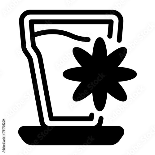 This Chai tea icon is suitable for India Culture.