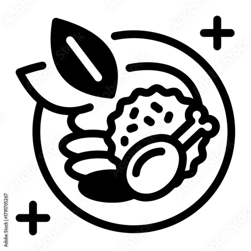 This Curry icon is suitable for India Culture.