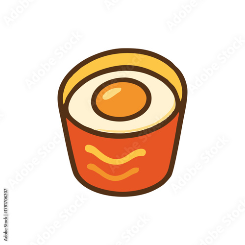 noodle cup with egg