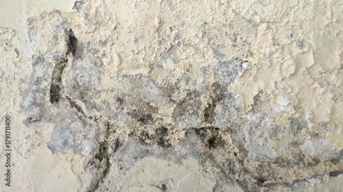 wall with damage paint