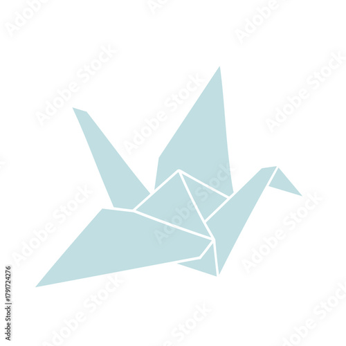 Japanese origami crane art