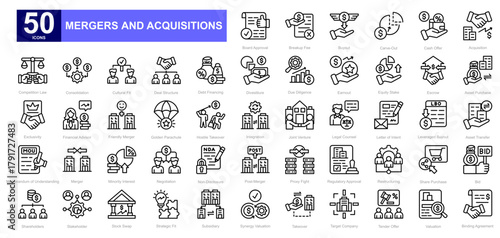 Mergers and Acquisitions theme iconset