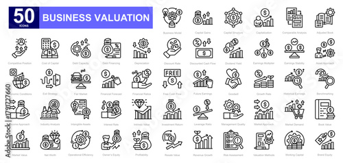 Business Valuation theme iconset