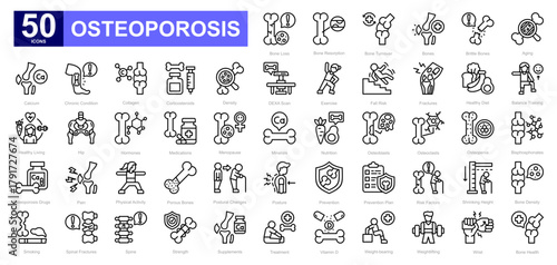 Osteoporosis theme iconset