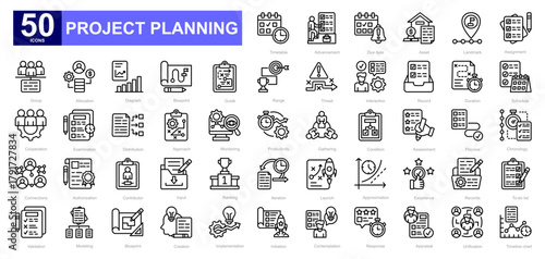 Project Planning theme iconset