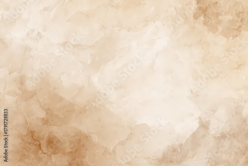 Abstract Beige Watercolor Texture Background with Subtle Gradient and Delicate Granular Details Neutral Palette