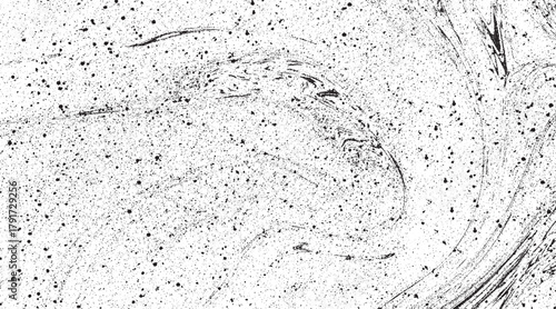 Grunge frame with dust and rough wall texture Speckle grain dot white paper noise texture with distress effect vector illustration pattern background. Dirty or dust film grain speck grit grunge overla