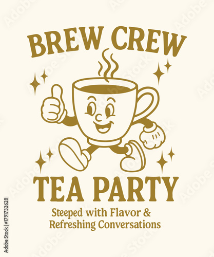 The Social Coffee Club – Vintage Organic T-Shirt Design | Minimal Coffee Quote Graphic for Barista & Café Lovers