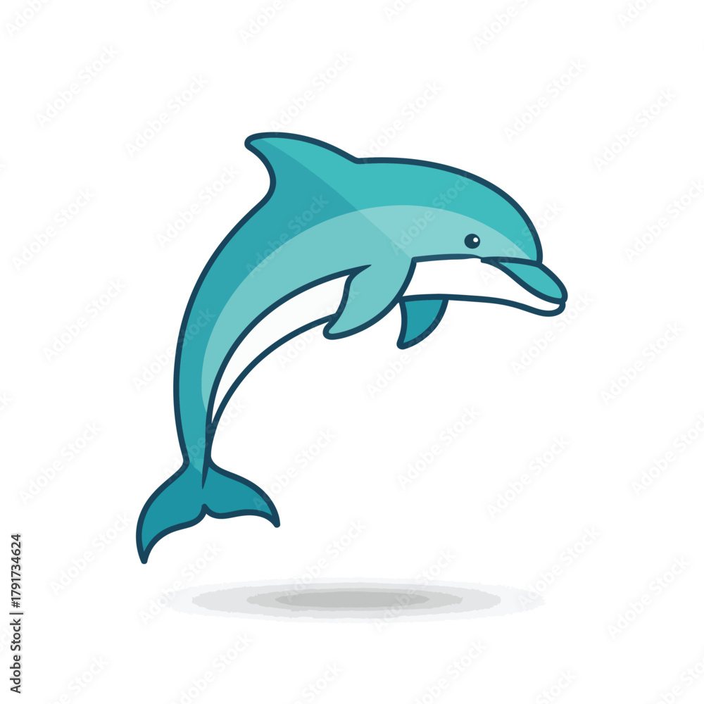 Fototapeta premium Jumping Dolphin