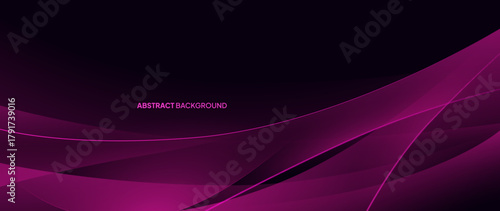 Purple abstract background with 3d abstract geometry objects. Vector template for digital lux business banner, contemporary formal invitation, luxury voucher	