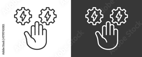 Conflict Management Icon Set Vector Collection Isolated In Black And White