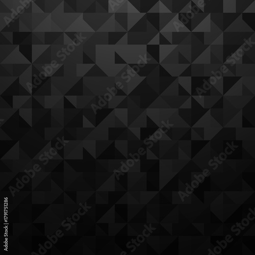 Abstract dark geometric mosaic pattern with subtle gradient and textured triangular shapes creating a modern and sophisticated background