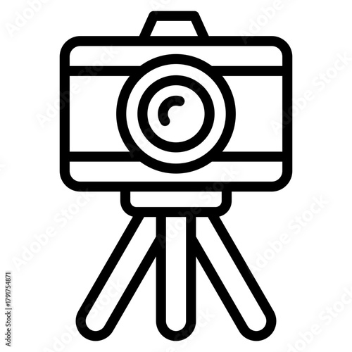Tripod  Icon Element For Design