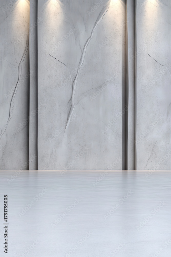 Obraz premium Soft Gray Professional Backdrop with Subtle Texture and Lighting