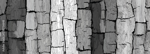 Szara ściana z kamienia z nieregularnymi szczelinami, tekstura kamienia.