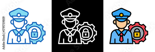 Security Services triplestyle icon