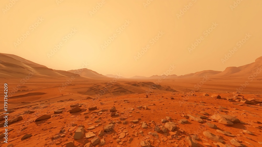 Fototapeta premium Visionary Orbit: A Journey to the Future Planet