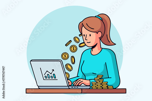 Indonesian Batik Artist Applying Wax – Traditional Craft Illustration