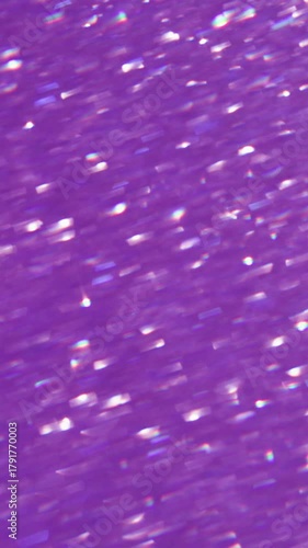 Wallpaper Mural Vertical video. Light flare. Defocused glow. Sparkle shining bright gleam floating on purple lilac pink colorful background with bokeh radiance. Torontodigital.ca