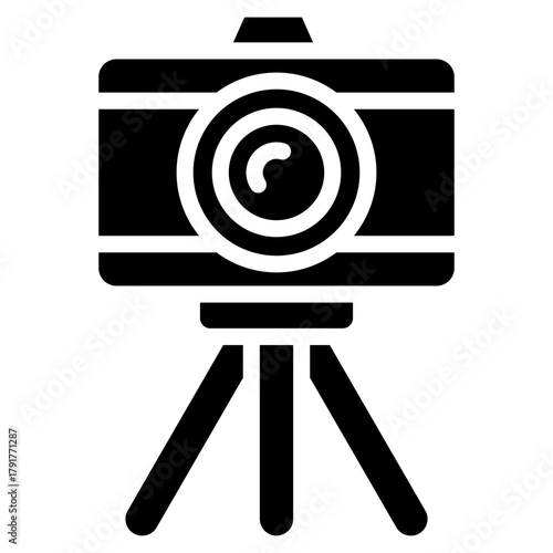 Tripod  Icon Element For Design