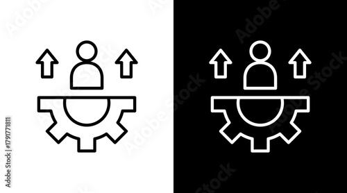 Practice White Icon Set Design