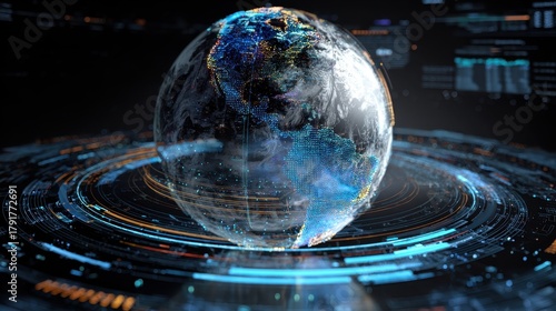 Fototapeta Naklejka Na Ścianę i Meble -  earth in space