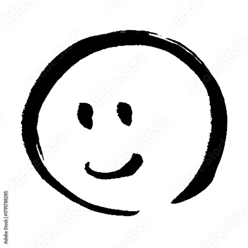 感情を表した手書きの顔マーク集