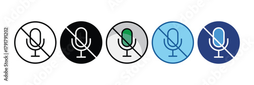 Mute  Icon Element For Design