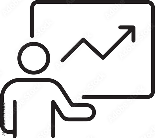 Prospective icon showing growth and opportunity