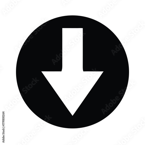 Free Download Download Arrow Icon Vector Illustration - GFXLoad