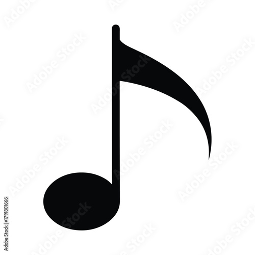 Music Note Icon Vector Illustration