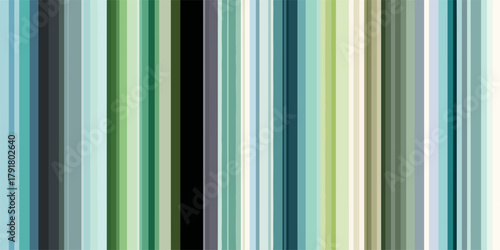 다양한 녹색과 파란색 톤의 수직 줄무늬가 조화롭게 어우러진 현대적이고 깔끔한 추상적인 배경 디자인으로, 웹사이트나 인쇄물에 활용하기 좋습니다.