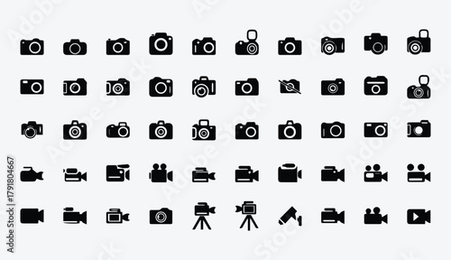 Modern Camera Tools Icon Pack