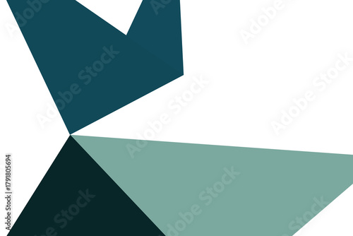 Dark Blue, Green vector abstract colorful background, which consist of triangles. Pattern with colored triangles on white background.