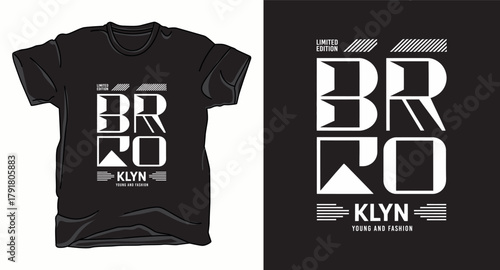 Brooklyn typography vector art t-shirt design print
