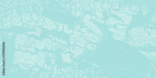 Grain wood image texture on blue cyan board background. Mint green Solid paper abstract simple. eps 10