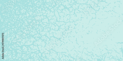 Grain wood image texture on blue cyan board background. Mint green Solid paper abstract simple. eps 10