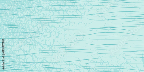 Grain wood image texture on blue cyan board background. Mint green Solid paper abstract simple art good modern illustrations. eps 10