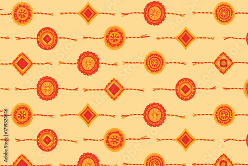  Raksha Bandhan rakhi pattern set